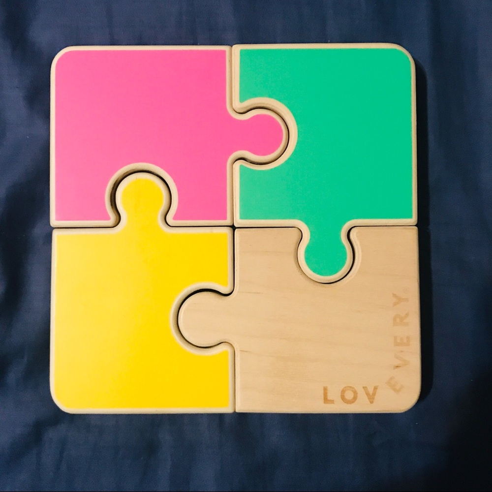 Lovevery Chunky Wooden Jigsaw Puzzle